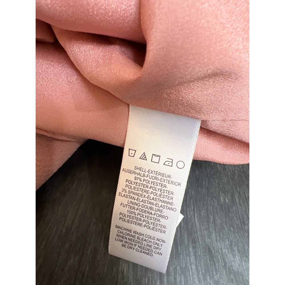 Dress The Population Elle Sweetheart Sheath Midi Dress Pink Womens Size S Small - Picture 4 of 4